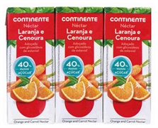 CONTINENTE NÉCTAR LARANJA E CENOURA CONTINENTE NÉCTAR LARANJA E CENOURA