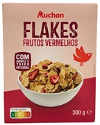 AUCHAN DÉLIFORM CEREAIS DE ARROZ E TRIGO INTEGRAL COM FRUTOS VERMELHOS AUCHAN DÉLIFORM CEREAIS DE ARROZ E TRIGO INTEGRAL COM FRUTOS VERMELHOS