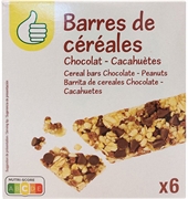 AUCHAN BARRES DE CÉRÉALES CHOCOLAT - CACAHUÈTES AUCHAN BARRES DE CÉRÉALES CHOCOLAT - CACAHUÈTES
