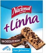NACIONAL + LINHA BARRA DE CEREAIS COM CHOCOLATE NEGRO NACIONAL + LINHA BARRA DE CEREAIS COM CHOCOLATE NEGRO