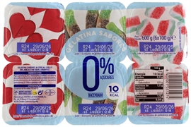HACENDADO (MERCADONA) Gelatina Sabores 0% Açúcares - Cereja, Cola e Melância