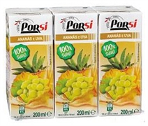 PORSI 100% SUMO ANANÁS E UVA