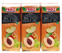 FROIZ SUMO DE PÊSSEGO, MAÇÃ E UVA