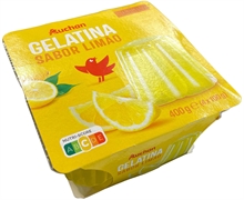 AUCHAN Gelatina Sabor Limão