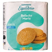 CONTINENTE EQUILÍBRIO BOLACHA MARIA ZERO % AÇÚCARES ADICIONADOS