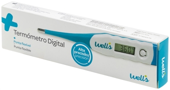 WELLS TERMÓMETRO DIGITAL FLEXÍVEL