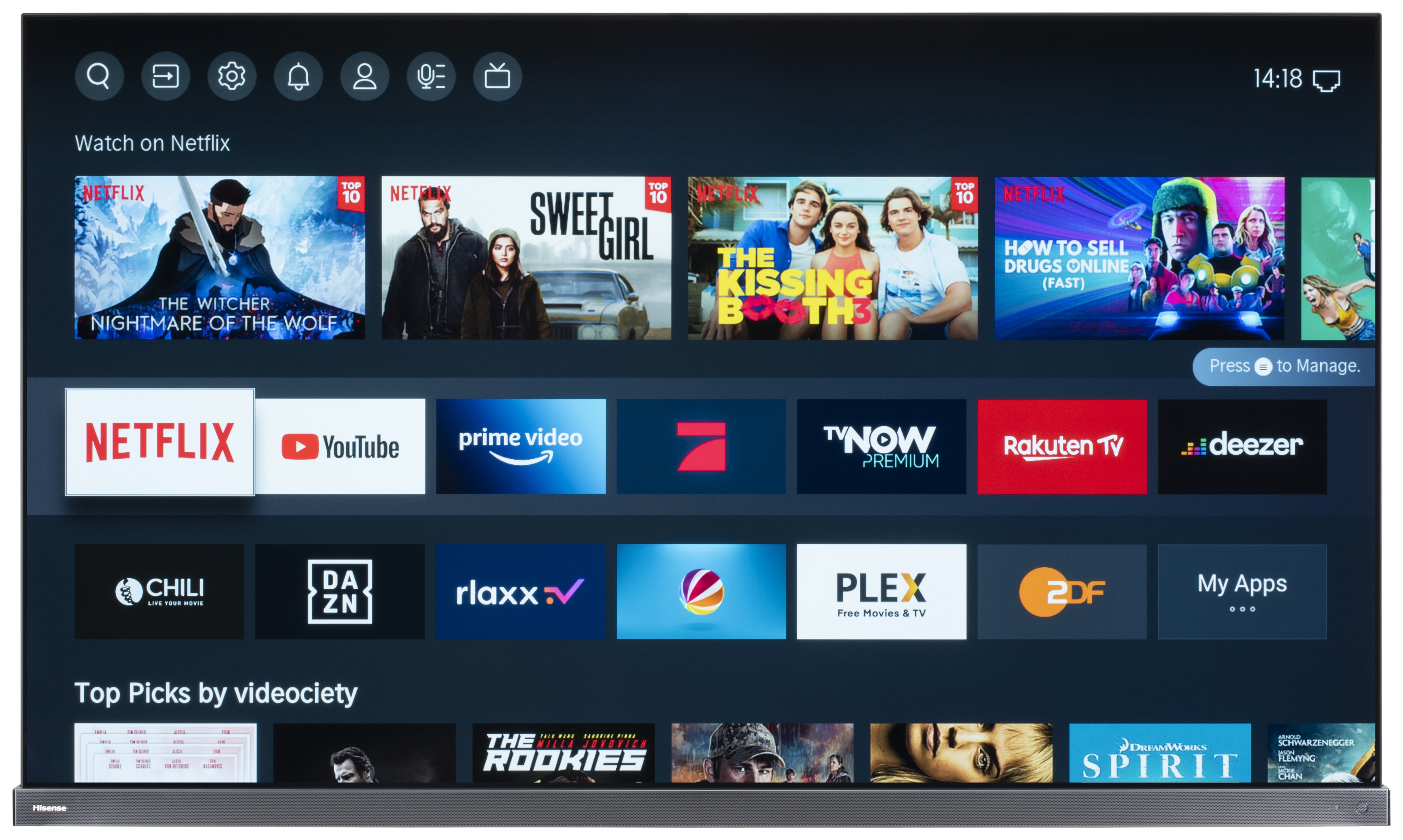 HISENSE 65A9G