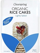 CLEARSPRING Organic wholegrain rice cakes lightly salted