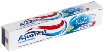 AQUAFRESH TRIPLA PROTEÇÃO MENTA FRESCA