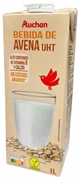 AUCHAN BEBIDA DE AVENA UHT SIN AZÚCARES AÑADIDOS