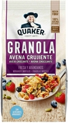 QUAKER GRANOLA AVEIA CROCANTE MORANGO E MIRTILOS
