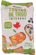 AUCHAN TOSTAS DE TRIGO INTEGRAL
