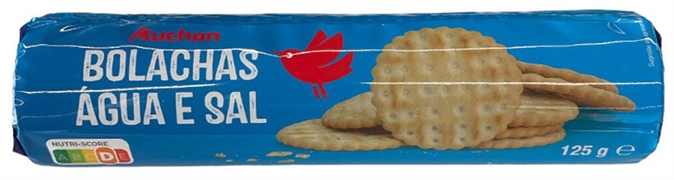 AUCHAN BOLACHA ÁGUA E SAL