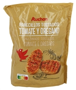 AUCHAN PÃEZINHOS TORRADOS TOMATE E OREGÃOS