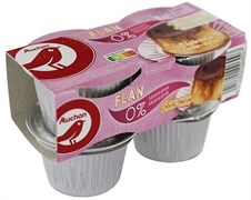 AUCHAN FLAN DE OVO 0%
