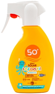 SUN MED (MERCADONA) PROTECTOR INFANTIL FPS 50+ RESISTENTE AL AGUA